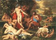 Midas and Bacchus Poussin